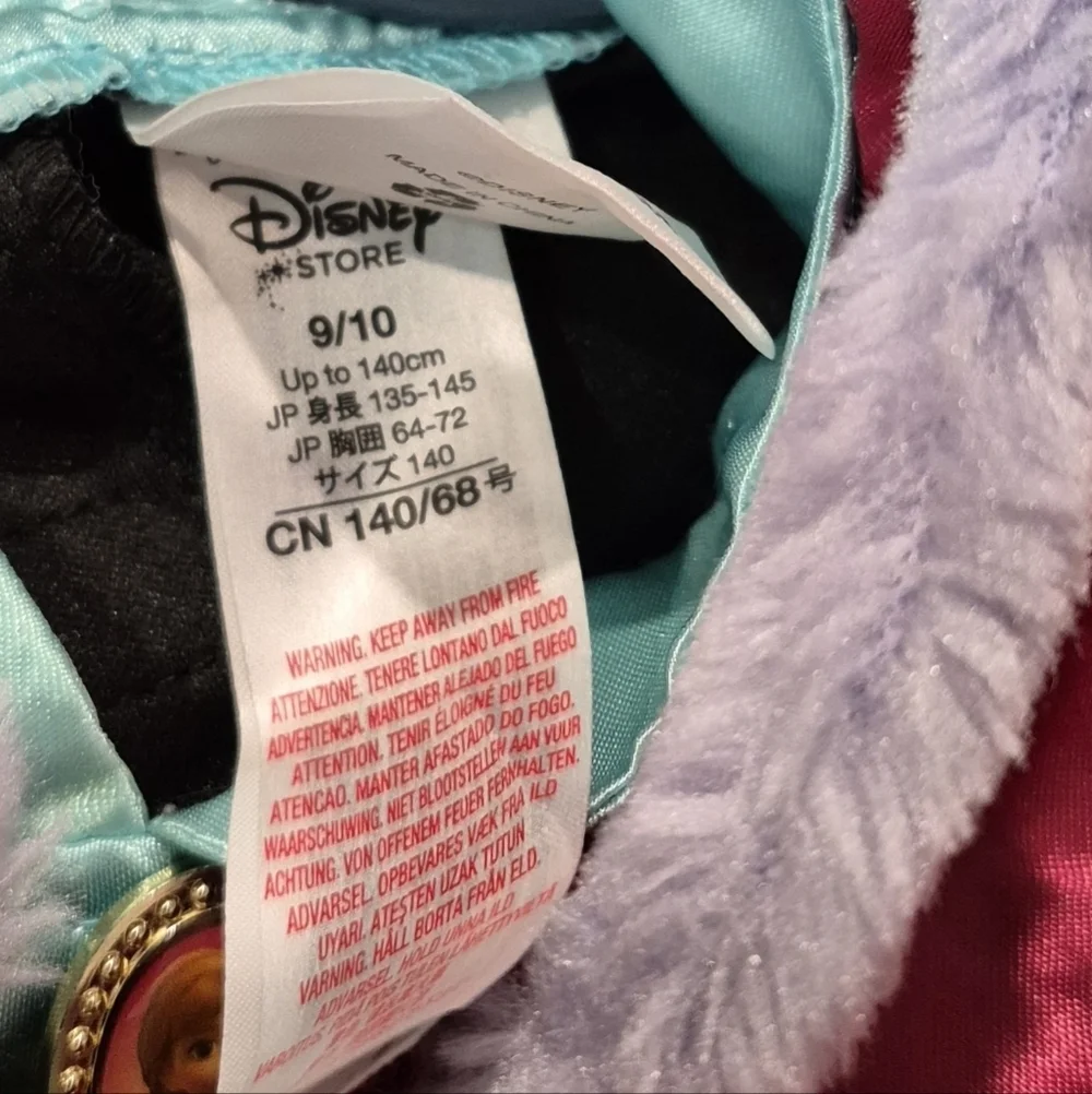 Disney Anna Costume Dress - Blue and Black